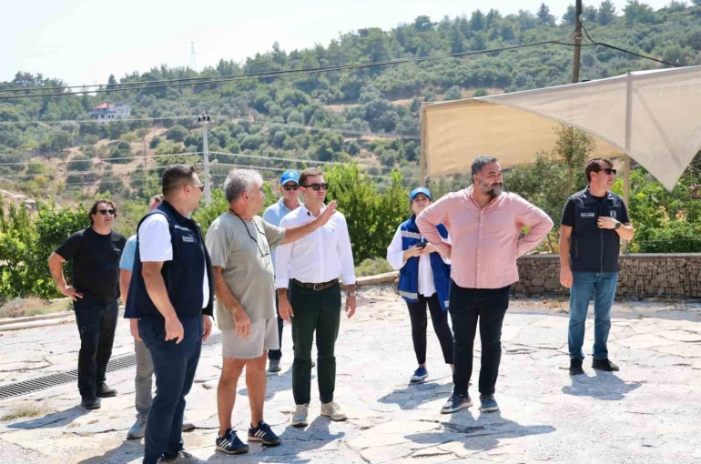 Başkan Mandalinci’den Dereköy ve Dağbelen’de saha mesaisi