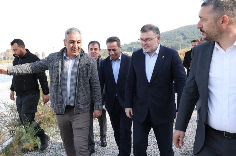 Başkan Saygılı Efes Antik Kent Kanal Projesi’ni yerinde inceledi