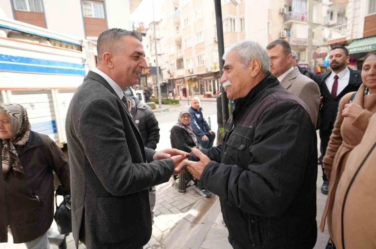 Başkan Şimşek esnafın sorunlarını dinledi 