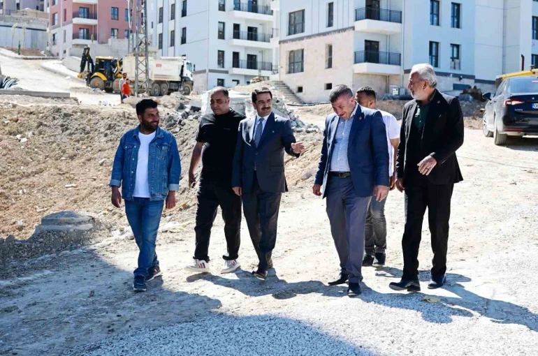 Başkan Taşkın, Taştepe rezerv alanında incelemelerde bulundu 