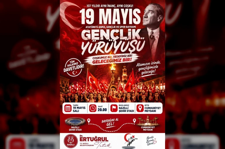 Başkan Tetik, vatandaşları yürüyüşe davet etti 