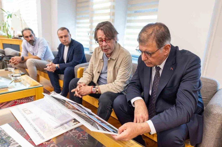 Başkan Tugay ve Sepil Göztepe’nin İnciraltı projesini görüştü 