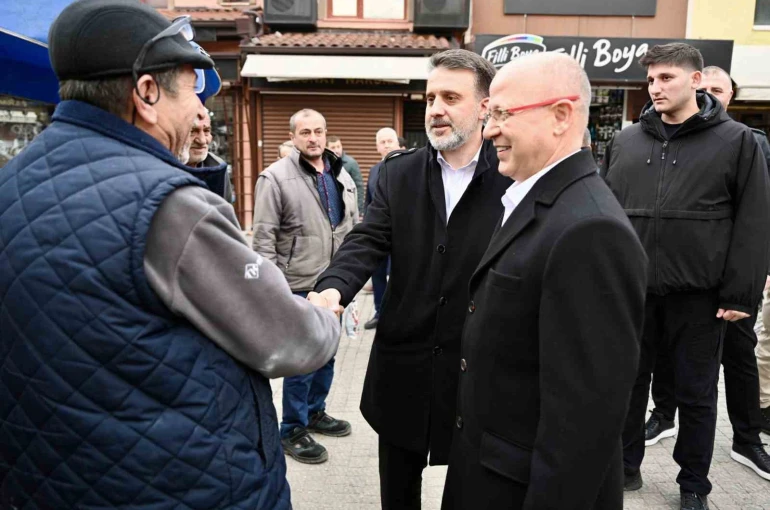 Başkan Vekili Biba, esnafla bir araya geldi 