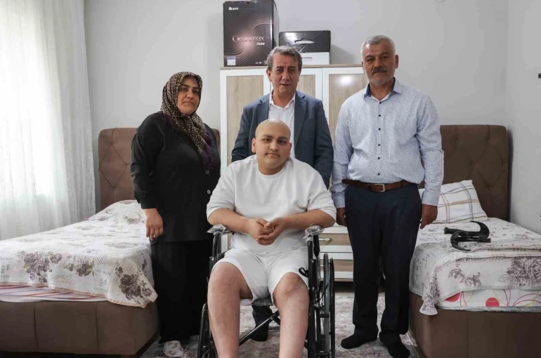 Başkan Yetişkin’den Muhammet’e doğum günü hediyesi