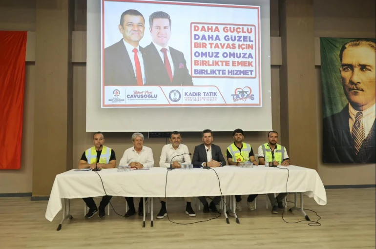 Başkanlar ve muhtarlar Tavas’ın sorunlarını masaya yatırdı