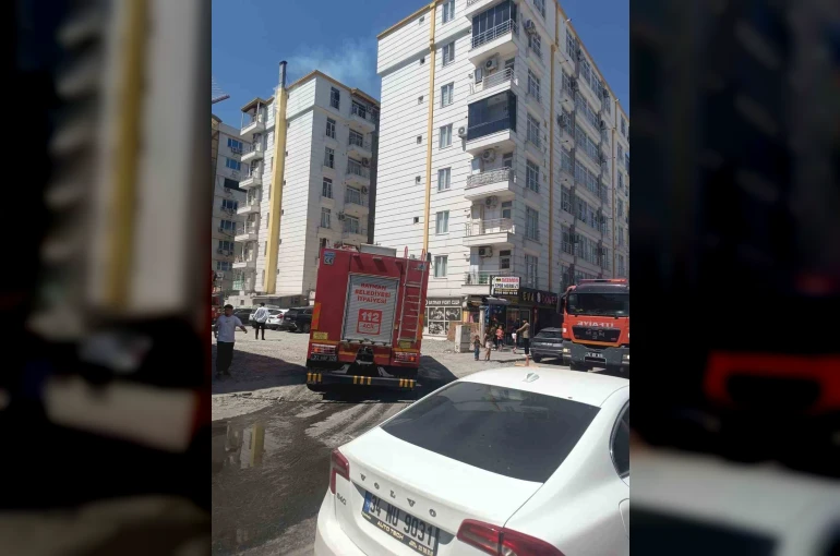 Batman’da iş yeri bacasından yükselen duman paniğe neden oldu