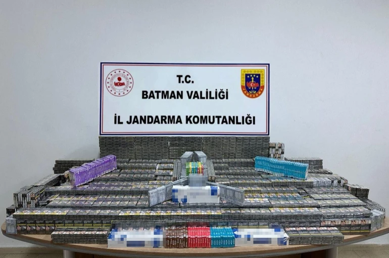 Batman’da kaçak sigara ele geçirildi