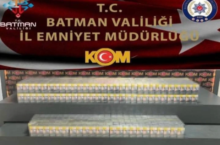 Batman’da kaçak sigara operasyonu 