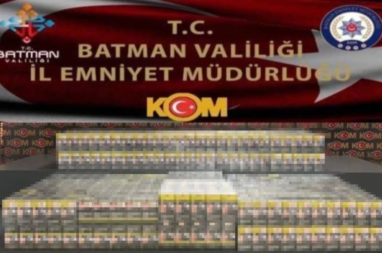 Batman’da kaçakçılık operasyonu