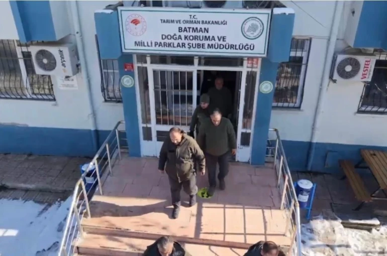 Batman’da yaban hayvanları için doğaya yem bırakıldı 