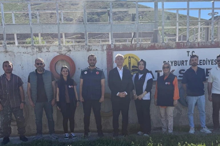 Bayburt Belediyesi Atık Su Arıtma Tesisi denetlendi