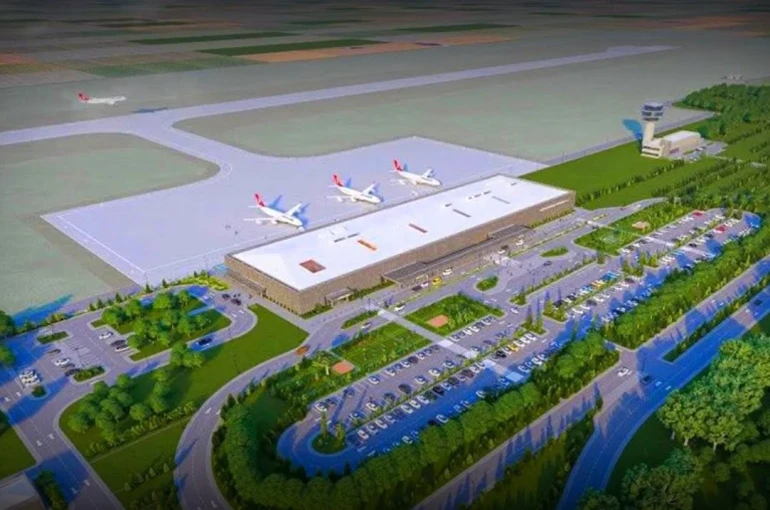 Bayburt-Gümüşhane Havalimanı’nda üstyapı çalışmaları sürüyor 