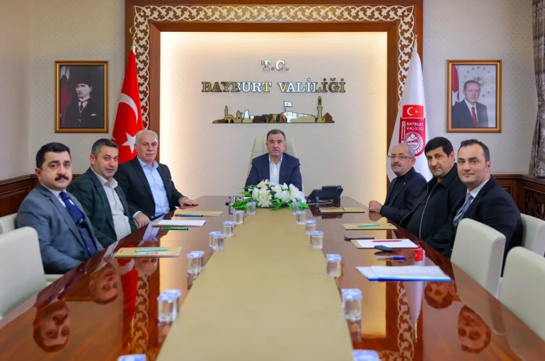 Bayburt’ta ekonomik yatırımlar değerlendirildi 