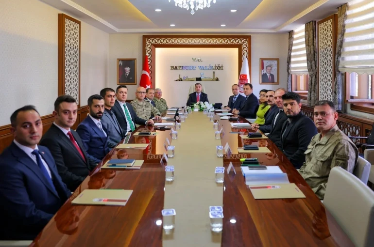 Bayburt’ta Genişletilmiş İl Güvenlik ve Asayiş Koordinasyon Toplantısı yapıldı 