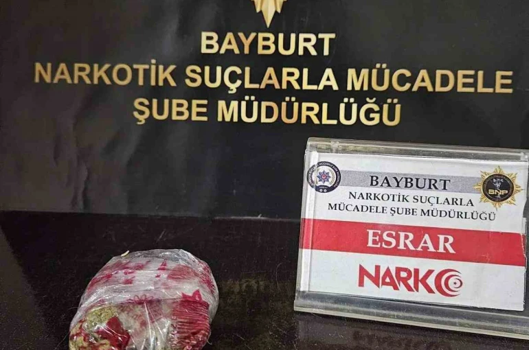 Bayburt’ta uyuşturucuyla mücadele devam ediyor 