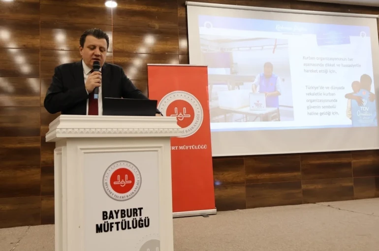 Bayburt’ta vekâletle kurban kesim programı tanıtıldı 