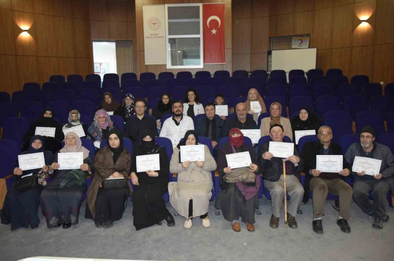 Bayburt’ta yılın son ‘Diyabet Okulu Eğitimi’ tamamlandı 