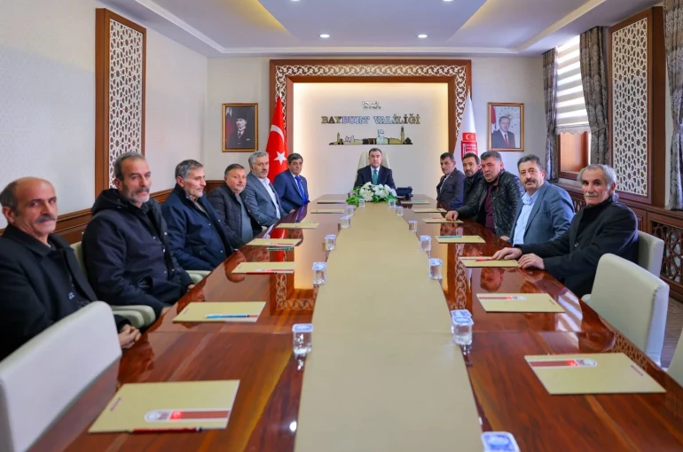 Bayburt’un tarımsal sulama altyapısı toplantıda değerlendirildi 