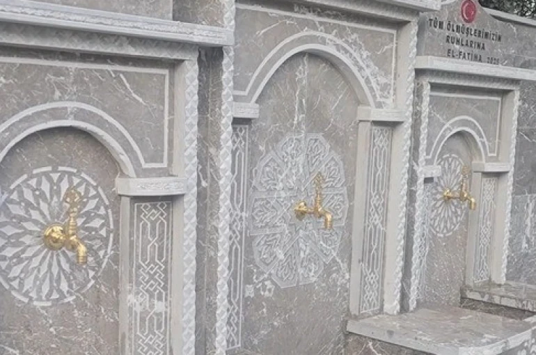 Bayırköy’ün tarihi çeşmeleri yenilendi 