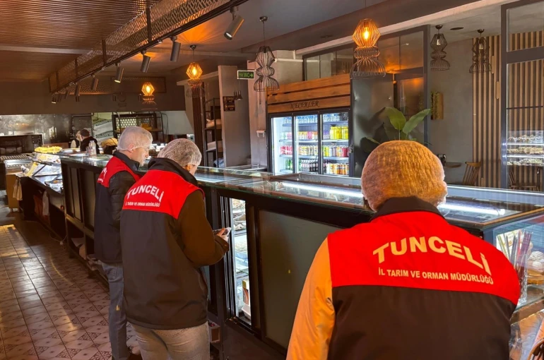 Bayram öncesi gıda alarmı: Tunceli’de denetimler sıklaştırıldı 