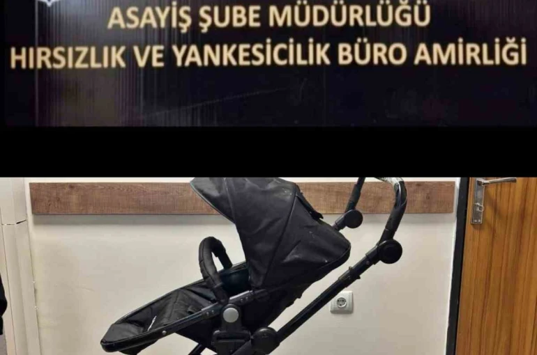 Bebek arabasını bile çalan şüphelileri polis yakaladı 
