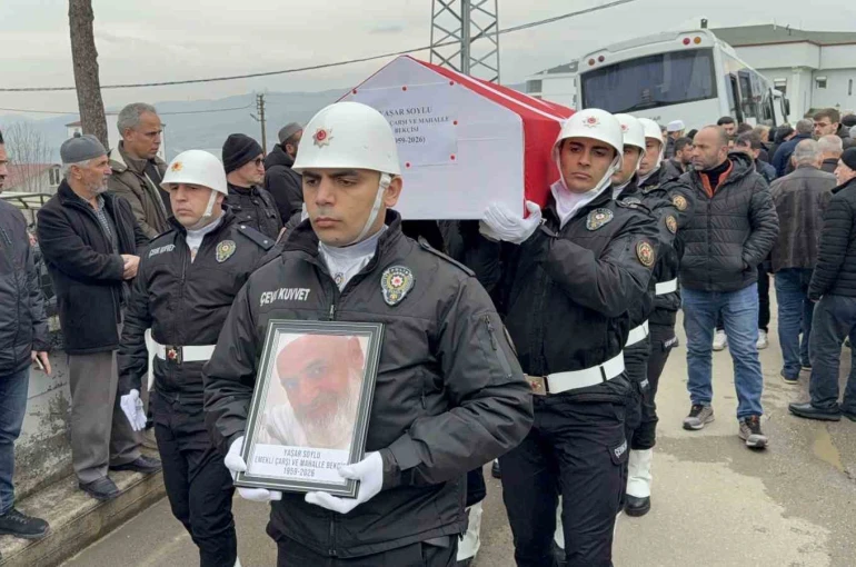 Bekçi Yaşar Soylu, son yolculuğuna uğurlandı 