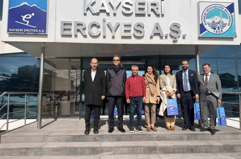 Belçika heyeti Erciyes’e hayran kaldı 