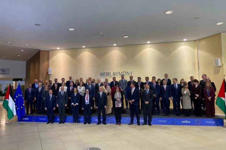 Belçika’da 60 ülkenin katılımı ile Filistin Bağışçılar Grubu toplantısı yapıldı 