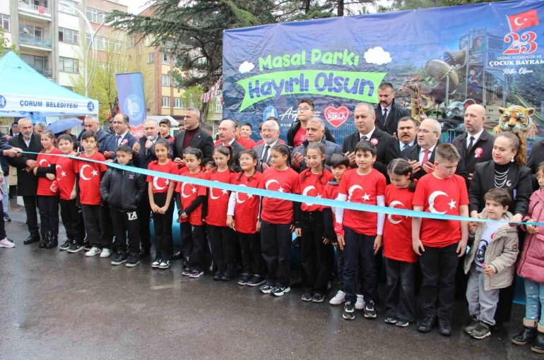 Belediye başkanının koltuğuna oturan çocuklar talimat vermişti: Masal Park hayalleri gerçek oldu 