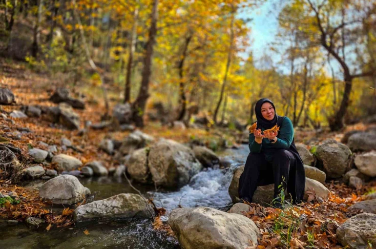 Belemedik, sonbaharda renk cümbüşüne büründü 