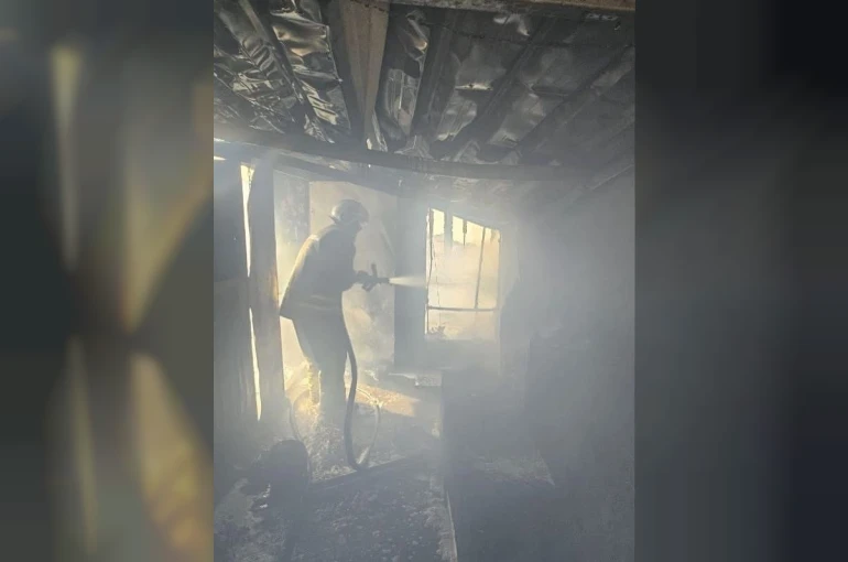 Belen’de ev yangını yaşandı