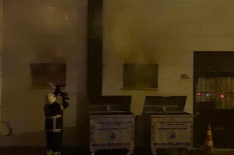 Belen’de okulda yaşanan yangın büyümeden söndürüldü 