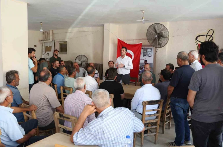 Beşikçi, Adanalıoğlu’nda muhtar ve vatandaşların taleplerini dinledi 