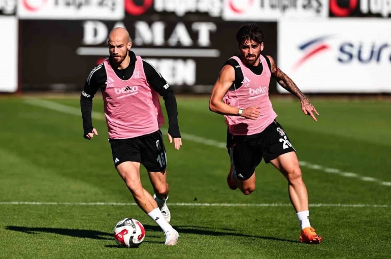 Beşiktaş, Samsunspor maçı hazırlıklarını sürdürdü 