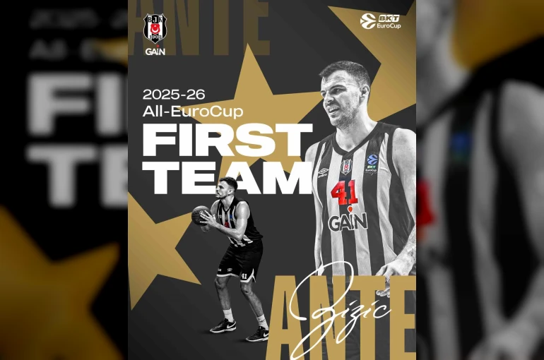 Beşiktaşlı Ante Zizic, EuroCup’ta en iyi beşe seçildi 