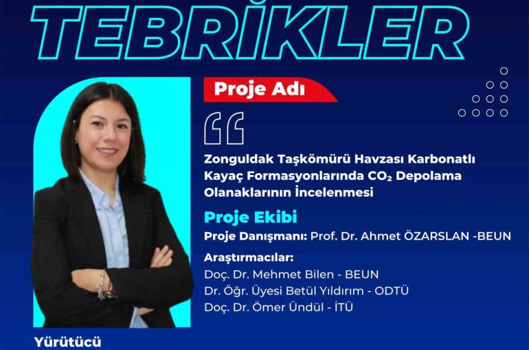 BEUN akademisyeninin TÜBİTAK 3501 Kariyer Projesine destek