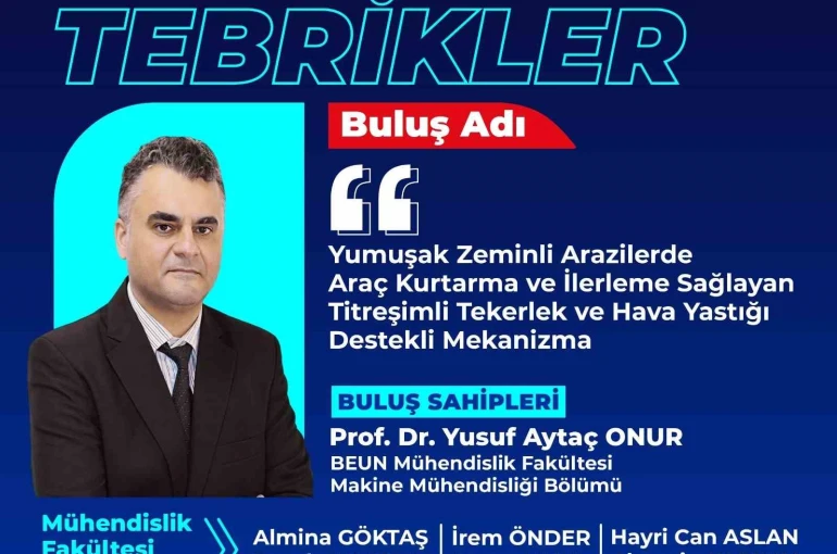 BEUN’lu akademisyen ve öğrencilerin buluşuna patent