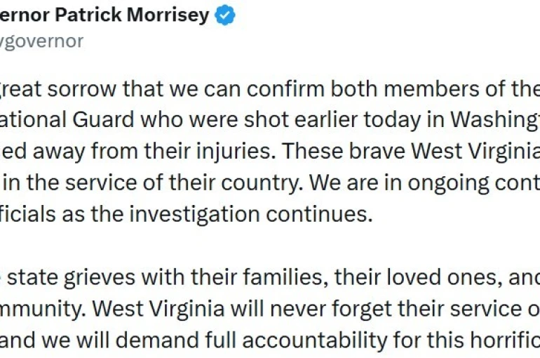 Beyaz Saray yakınlarında silahlı saldırıya uğrayan 2 Ulusal Muhafız personeli hayatını kaybetti