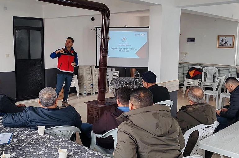 Beyşehir’de şap hastalığına karşı bilgilendirme yapıldı