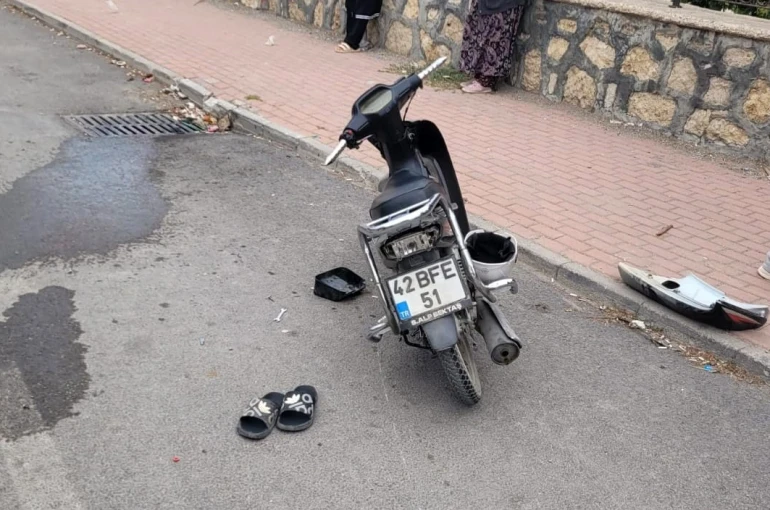 Beyşehir’de motosiklet kazası: 1 ağır yaralı 