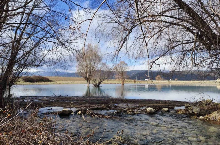 Beyşehir’deki Gürlevik Çağlayanı yeniden hayat buldu