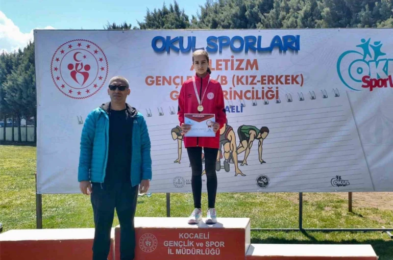Bilecikli atletizm sporcusundan altın madalya 