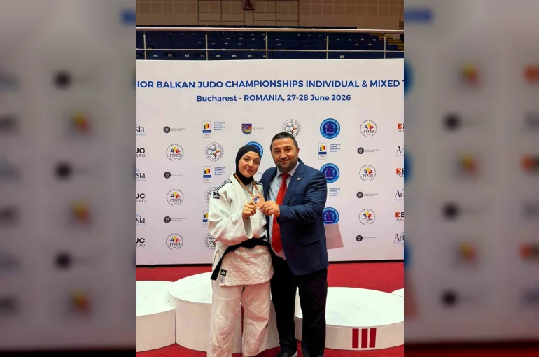 Bilecikli milli judocudan Balkan Şampiyonası’nda bronz madalya 