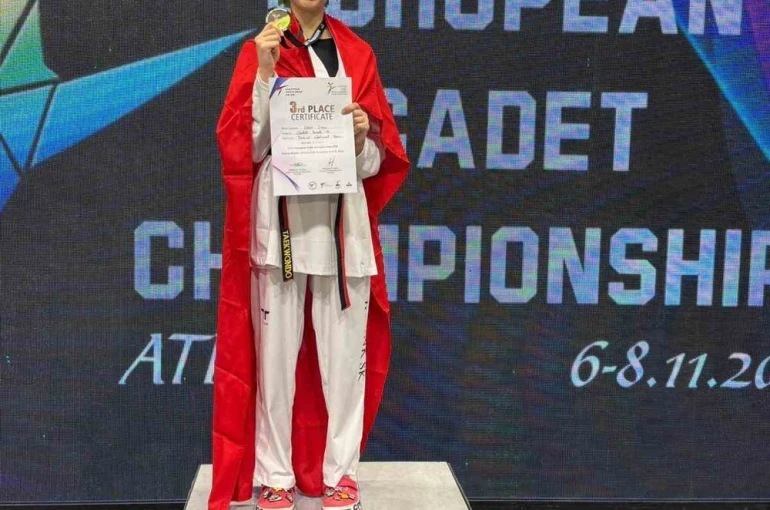 Bilecikli tekvandocudan Avrupa Şampiyonası’nda büyük başarı 