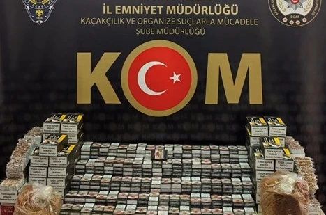 Bilecik’te 22 bin 400 makaron ele geçirildi 