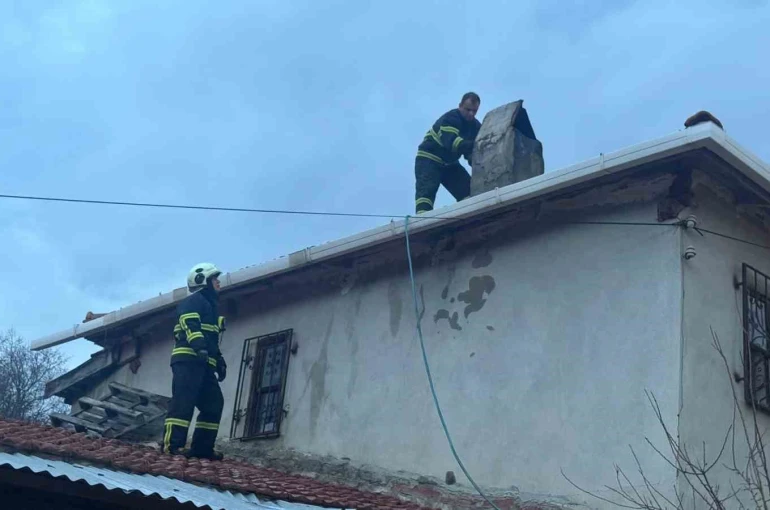 Bilecik’te baca yangını