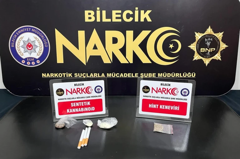 Bilecik’te bonzai ve kenevir tohumu ele geçirildi: 1 gözaltı