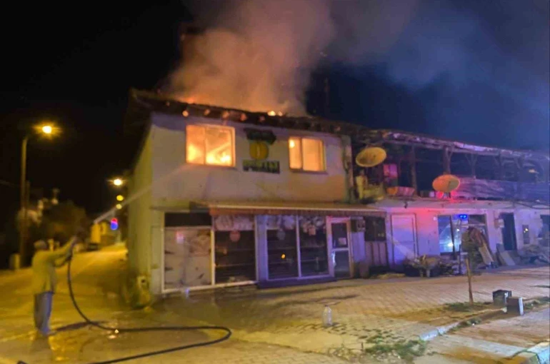 Bilecik’te çıkan yangında ev kullanılamaz hale geldi 