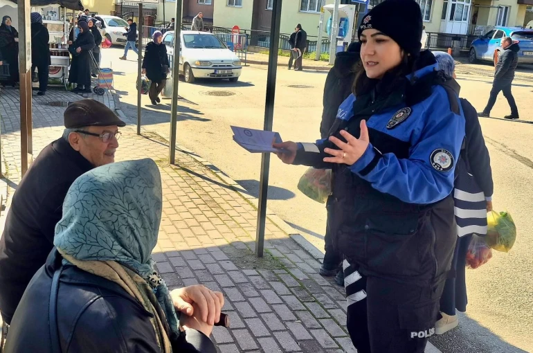 Bilecik’te dolandırıcılık bilgilendirmesi 