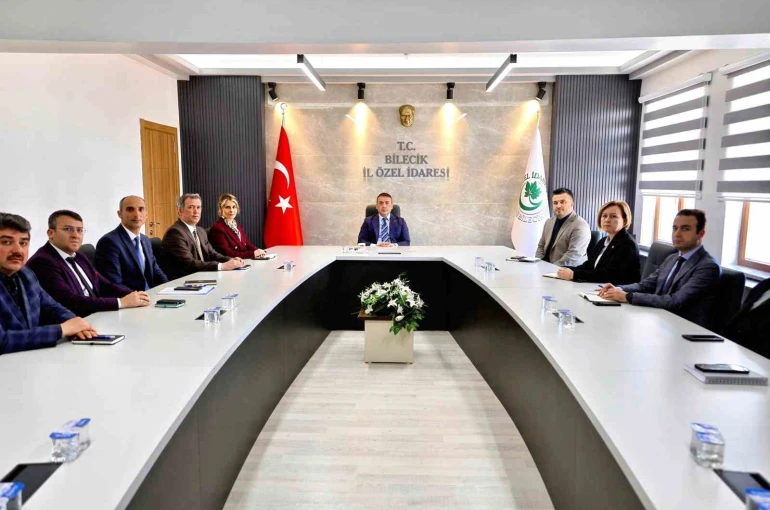 Bilecik’te İl Özel İdaresi çalışmaları değerlendirildi 